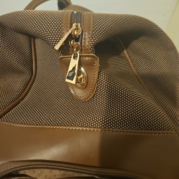 London Fog Oxford Houndstooth 2Piece Carry-On Luggage SetWheeled  Airln Approved - Picture 8 of 11